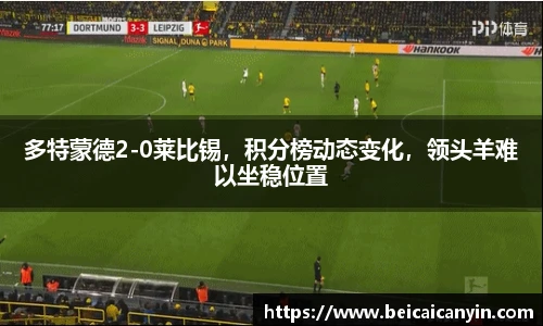 多特蒙德2-0莱比锡，积分榜动态变化，领头羊难以坐稳位置